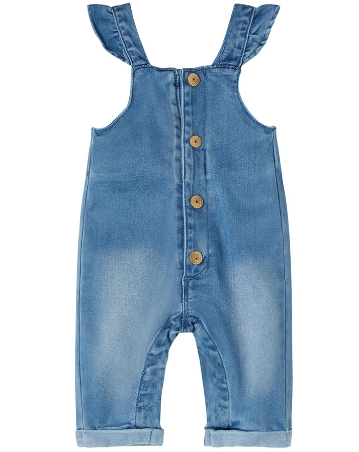 Jeans-Latzhose NBFBATORAS in medium blue