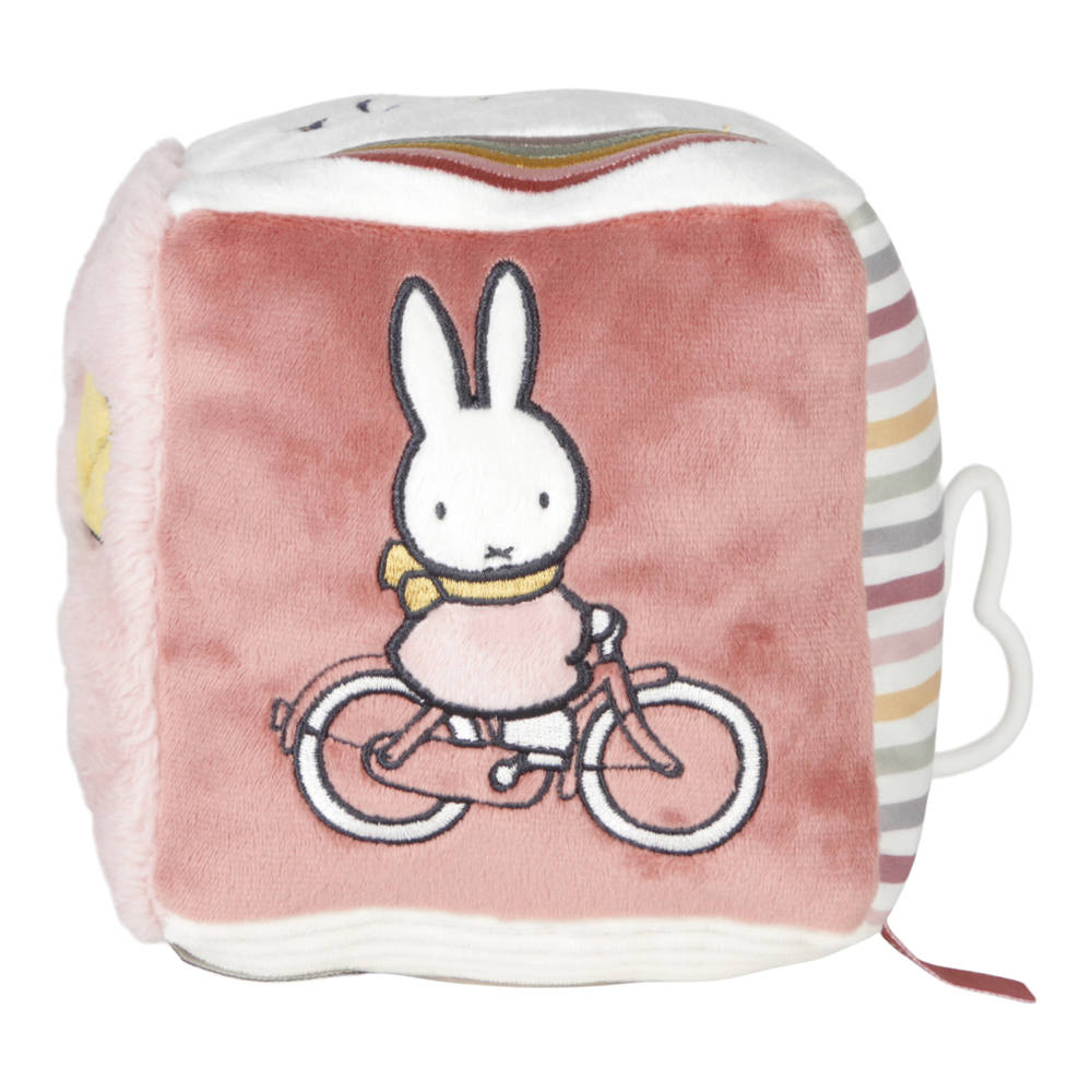 nijntje fluffy kubus - roze