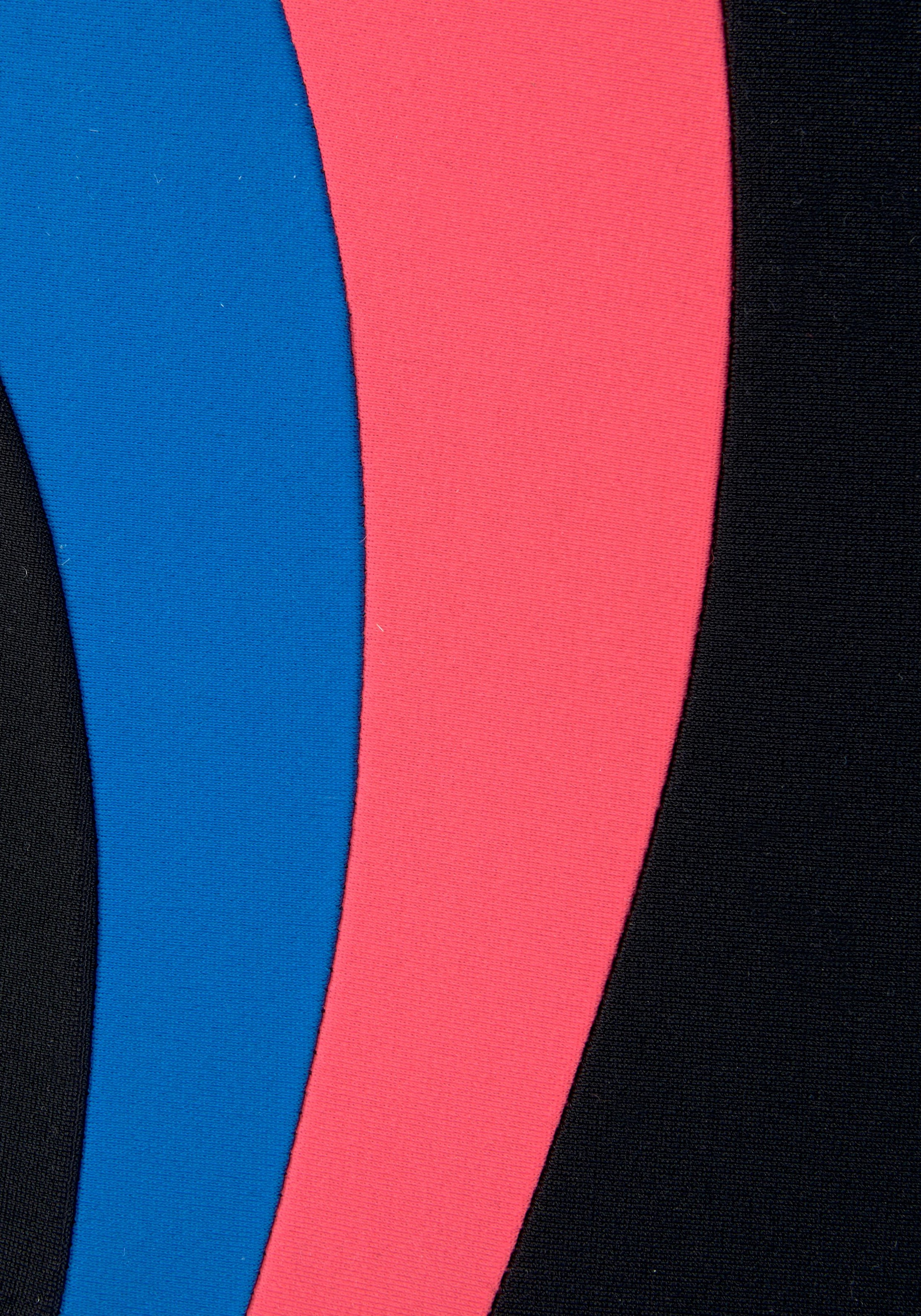 Venice Beach Badeanzug , Mit Logodruck und Colorblocking-Einsätzen