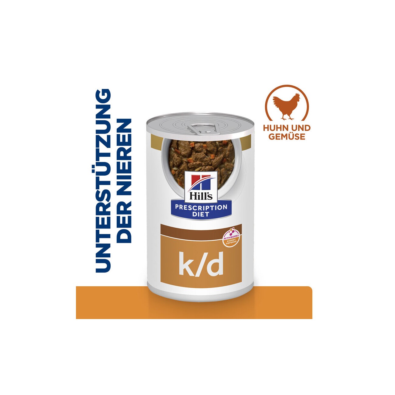Hill's Prescription Diet Kidney Care k/d Ragout mit Huhn und zugefügtem Gemüse 12x354g