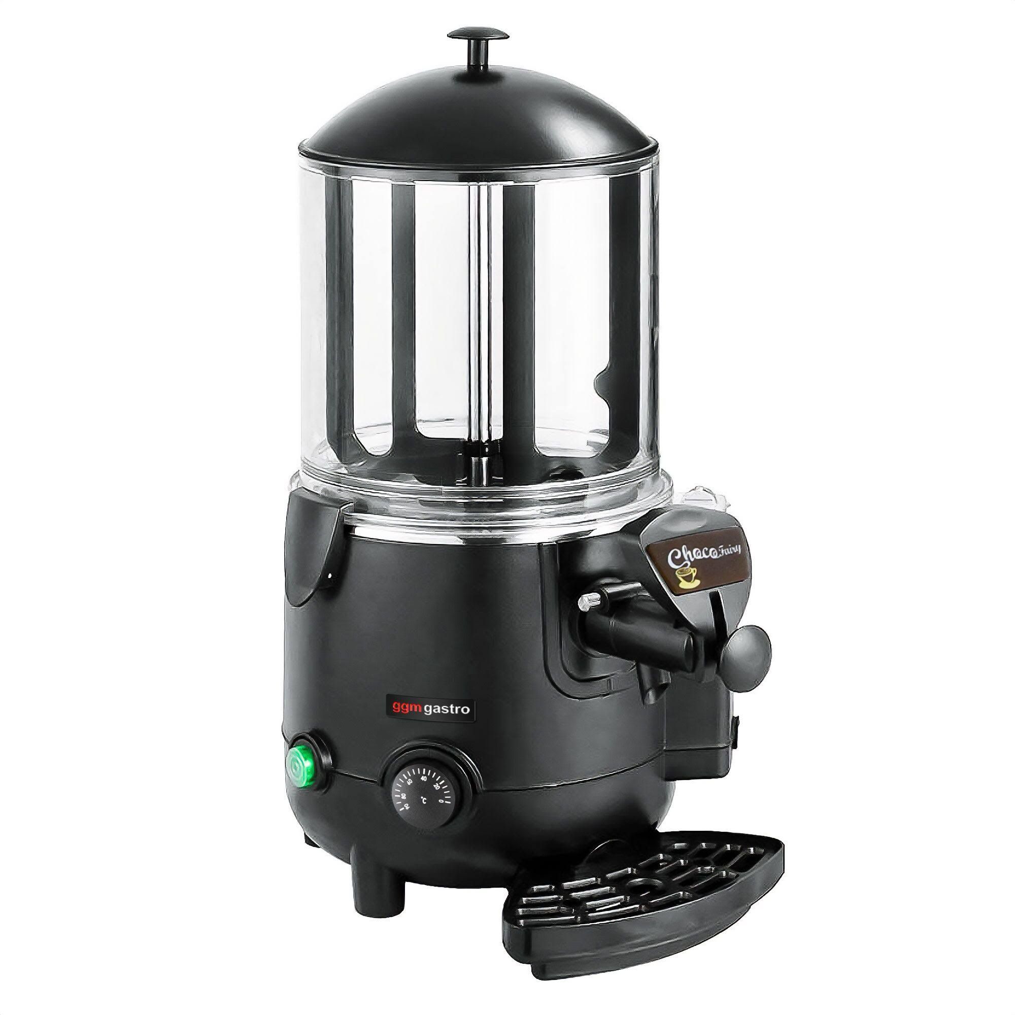 Chocolate dispenser / Salep - 10 Liter - Black | GGM Gastro