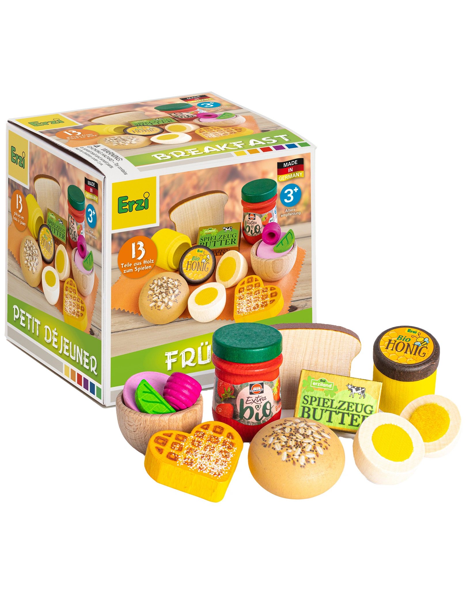Kaufladenzubehör FRÜHSTÜCK 11-teilig