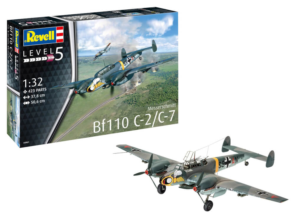 Messerschmitt Bf110 C-2/C-7, Revell Modellbausatz