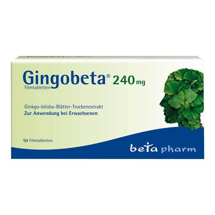 Gingobeta 240 mg Filmtabletten, 50 St