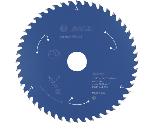 Cirkelzaagblad Bosch Proffessional Expert Wood 190x30 mm Z48