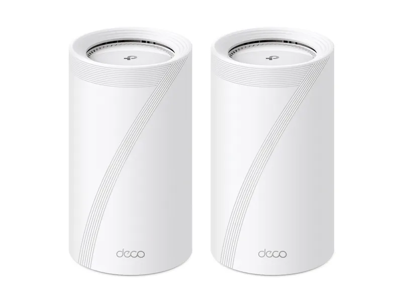 TP-Link Deco BE85 (2-Pack), Hvid, Intern, Mesh-system, CE: <20 dBm (2.4 GHz), <30 dBm (5 GHz), <23 dBm(6 GHz), Tri-band (2,4 GHz/5 GHz/6 GHz), Wi-Fi 7 (802.11be)