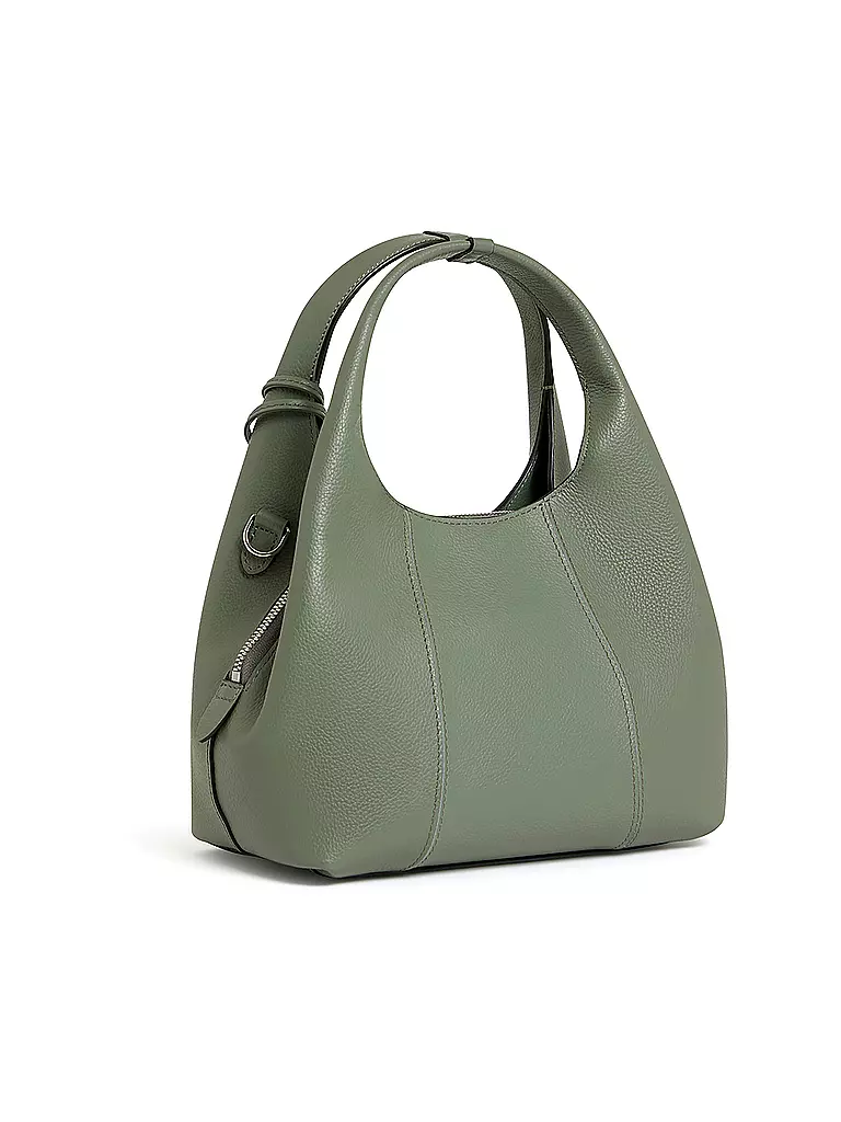LE TANNEUR Ledertasche - Hobo Bag JULIETTTE Small olive