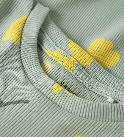 Name It T-Shirt - NmfVemma - Aqua Grau/Lemon