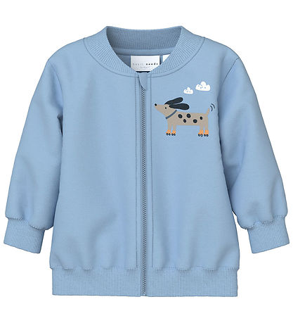 Name It Cardigan - NbmVonne - Cerulean/Dog Auf Rädern