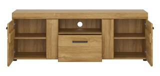 Lowboard CORTINA 157 x 55,8 cm Eiche braun