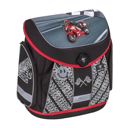 Belmil Schulranzen Mister & Missy Free Racing 2 Set, 4-teilig