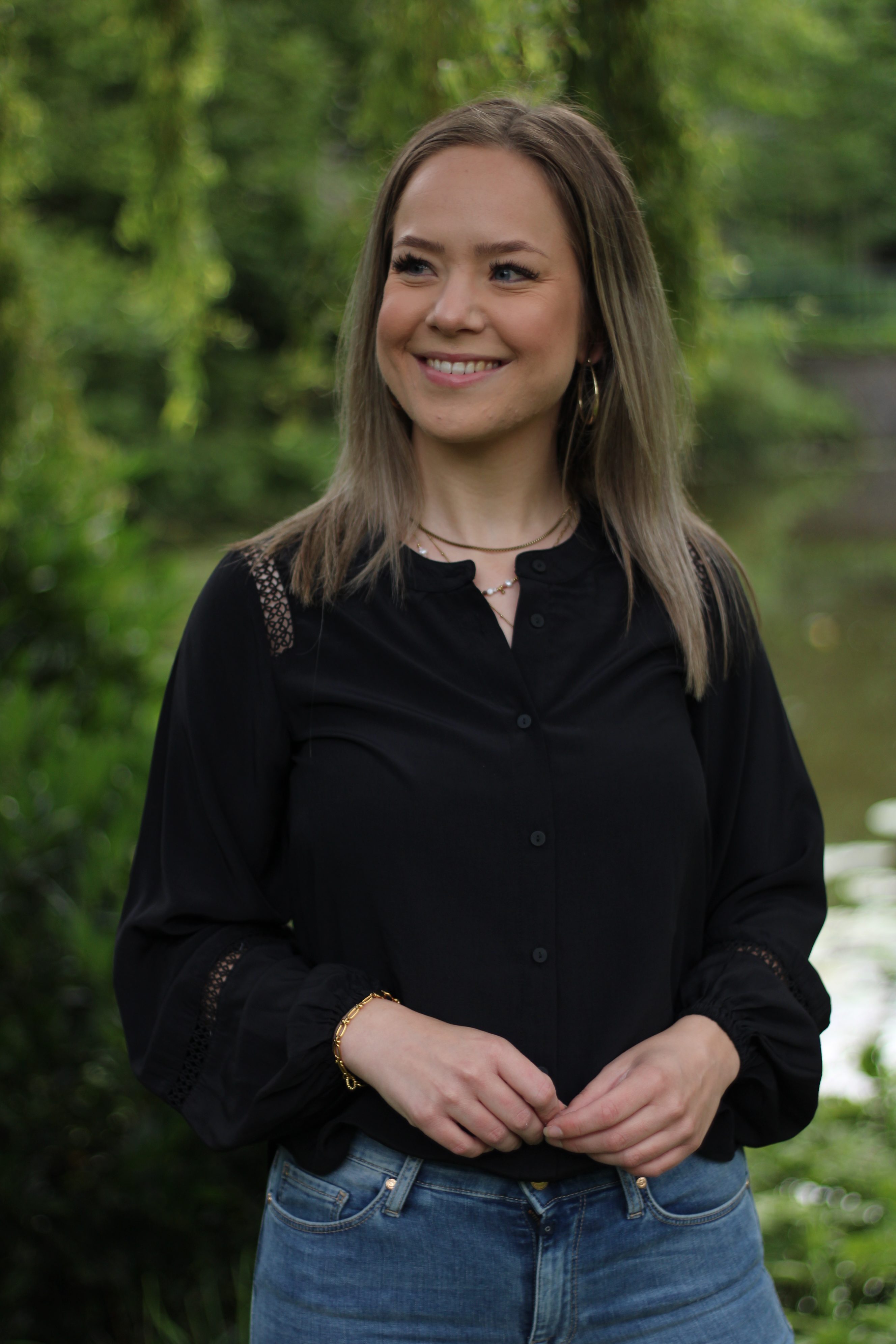 Culture - Asmine Long Sleeve Blouse - Black