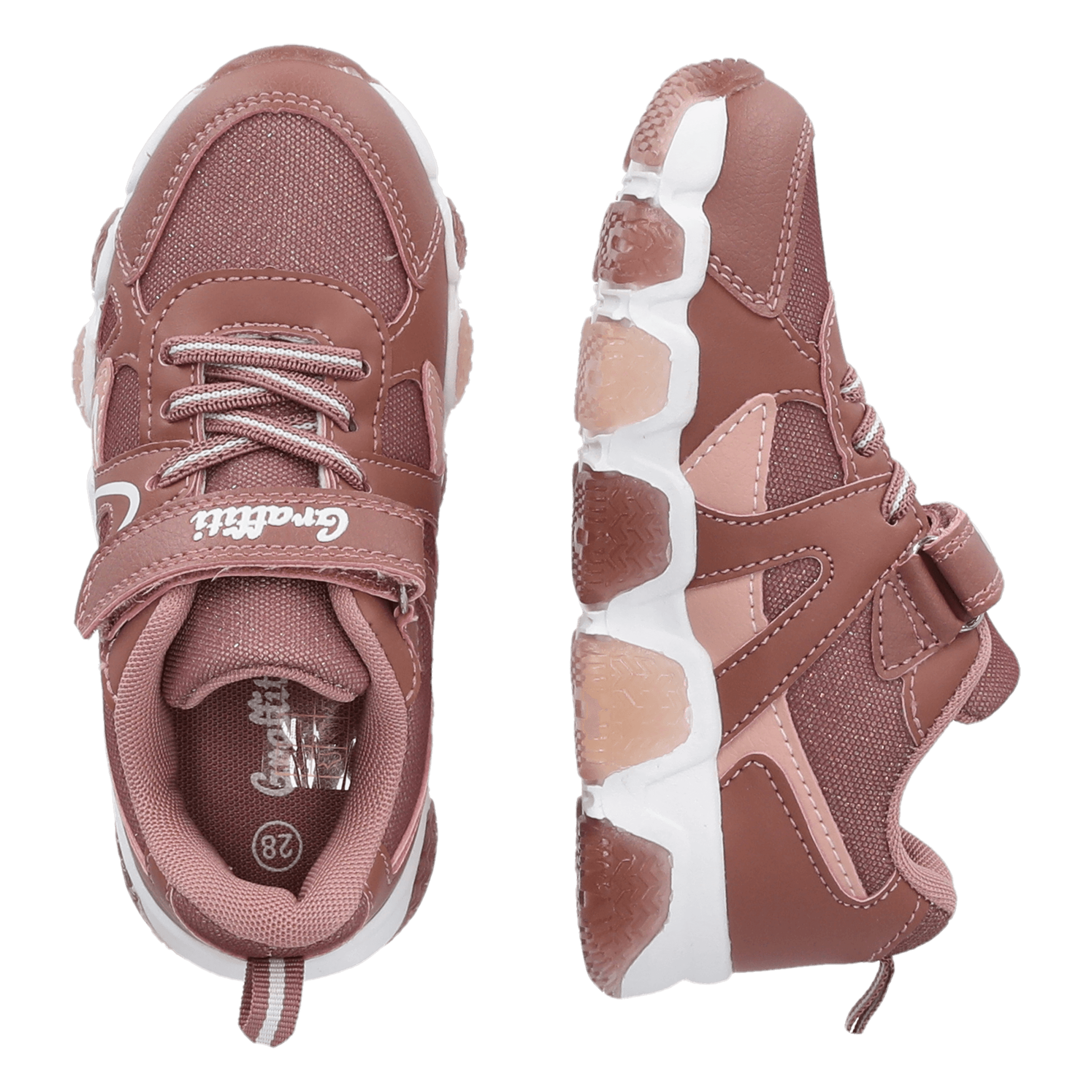 Graffiti Rupene Kids Shoe W/lights (24-35) - Fritids og motesko