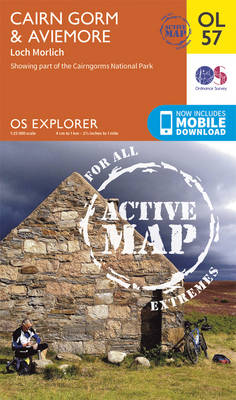 Cairn Gorm & Aviemore, Loch Morlich - OS Explorer Map Active OL 57 (Sheet map, folded)