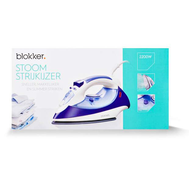 Blokker stoomstrijkijzer BL-27001 2200W