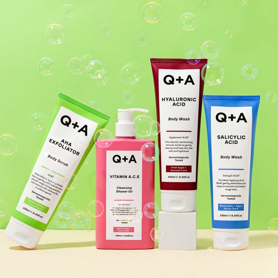 Q+A Hyaluronic Acid Body Wash 250ml