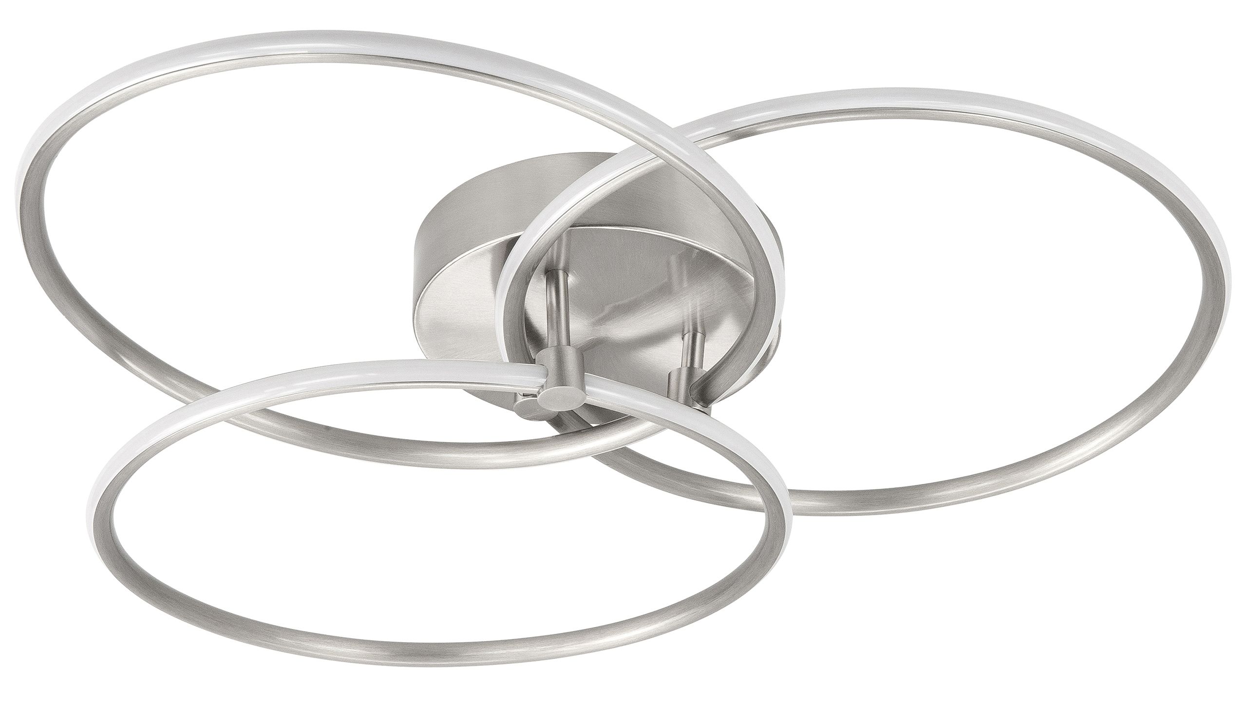 Plafondlamp Zilver Circles ⌀49  x H9.5 cm