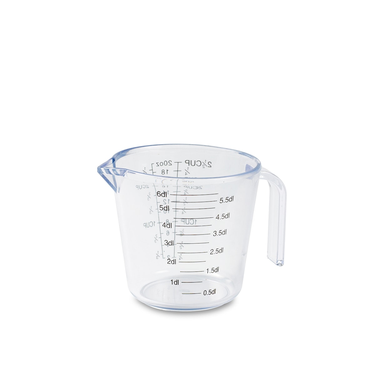 Funktion Measuring cup 600 ml Clear