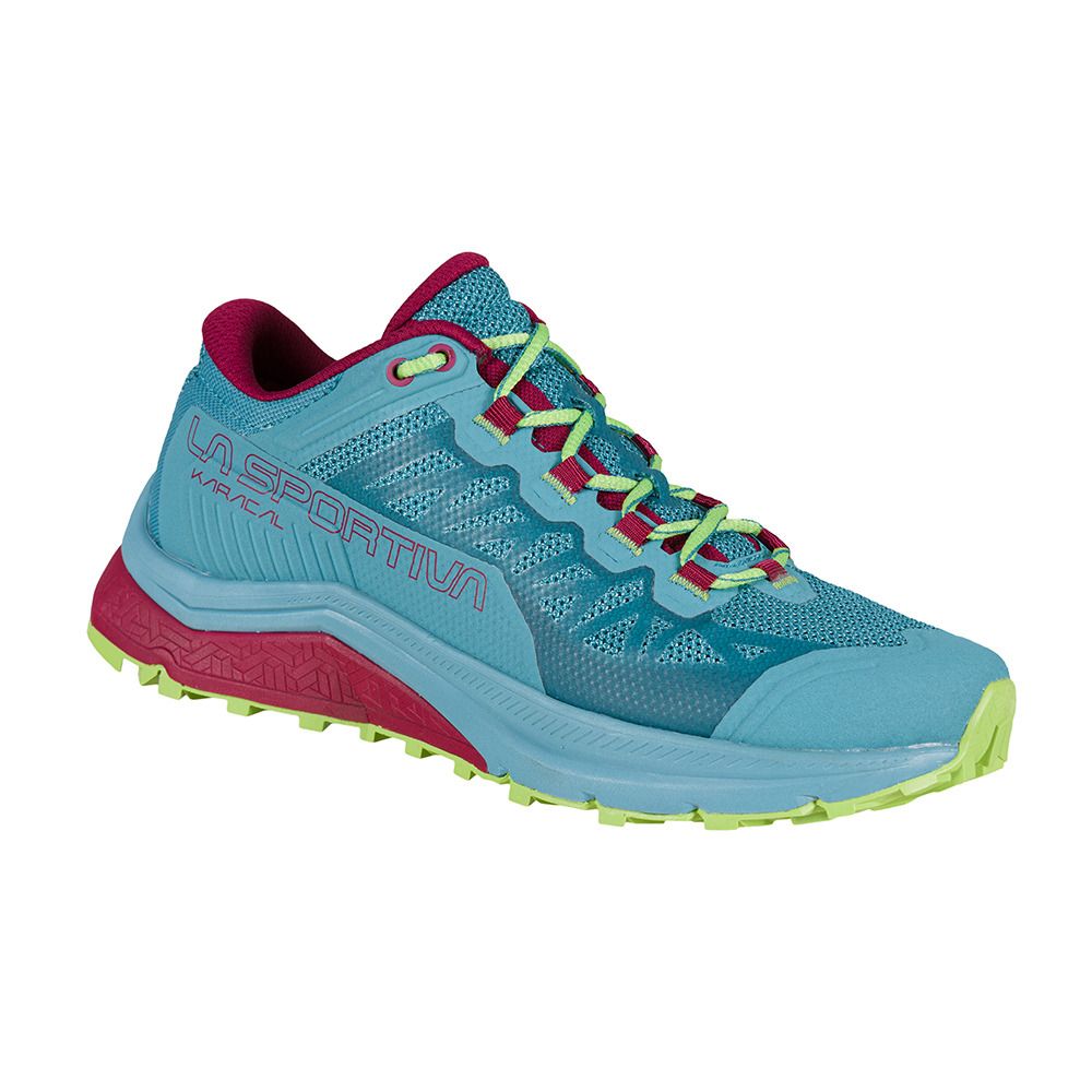 La Sportiva KARACAL - Chaussures de trail Femme topaz/red plum