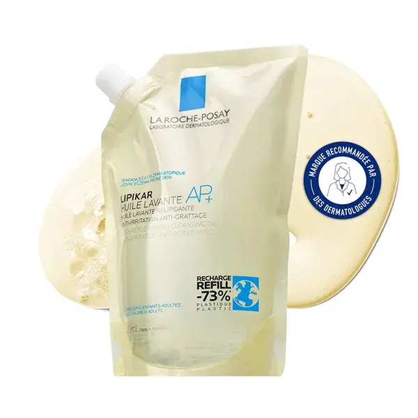Óleo de Limpeza La Roche-Posay Lipikar AP+ Anti-Irritação Eco Refil 400ml