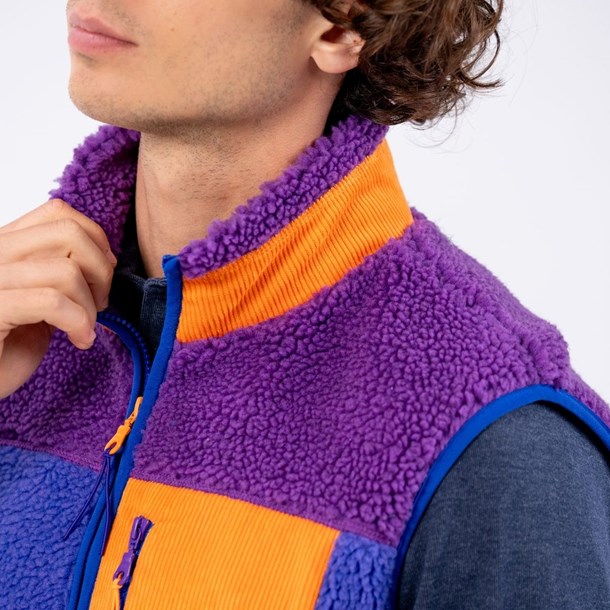 Sherpa sans manches mixte bubblegum s