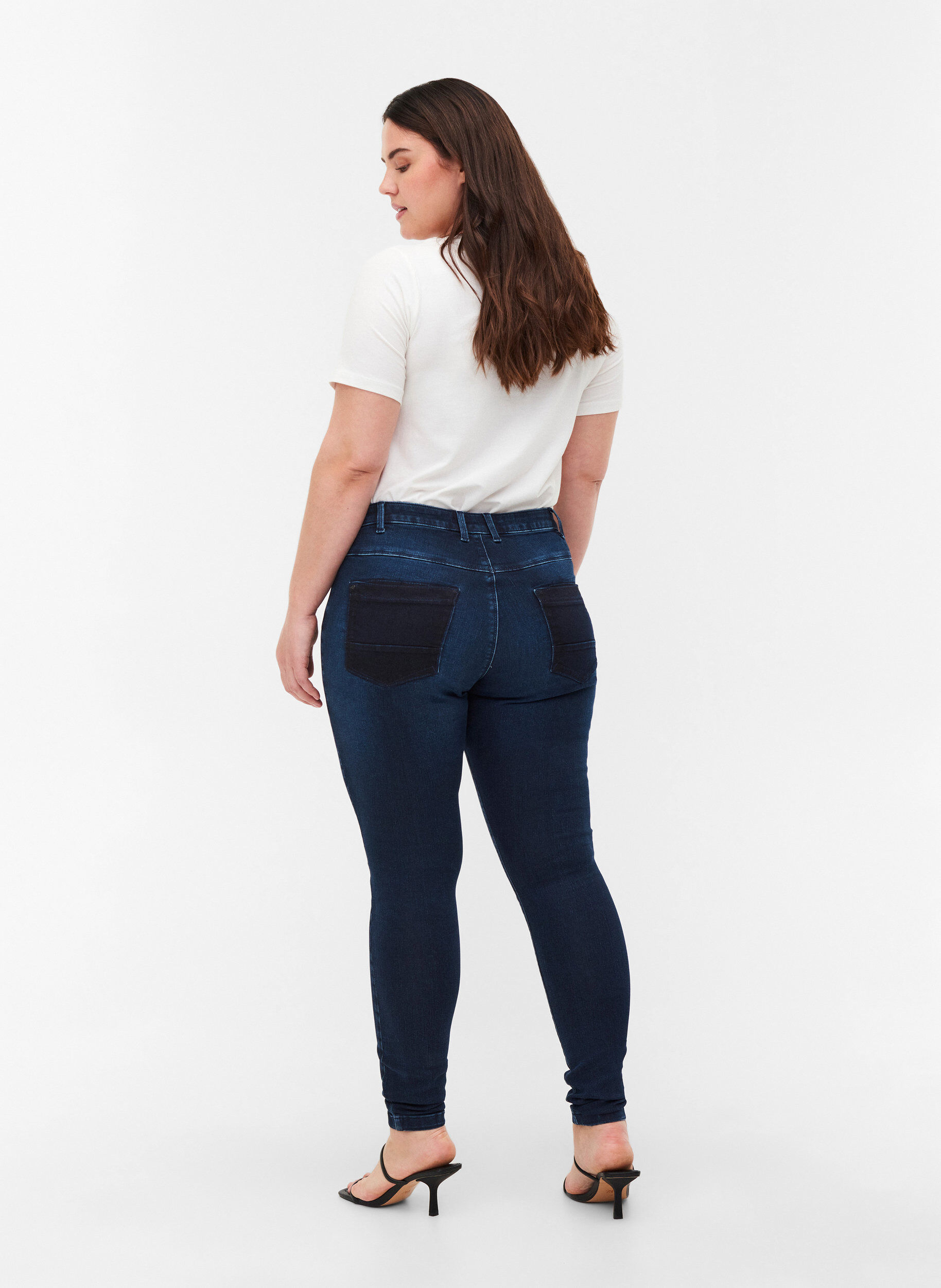 Super slim Amy jeans med høj talje