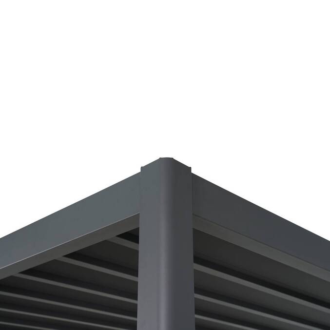 Pergola bioclimatique rétractable EVORA Gris
