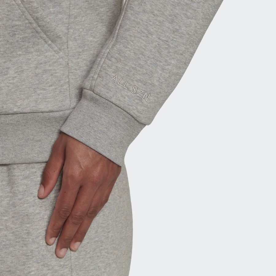 adidas Sweat à Capuche ALL SZN Fleece - Gris Femme