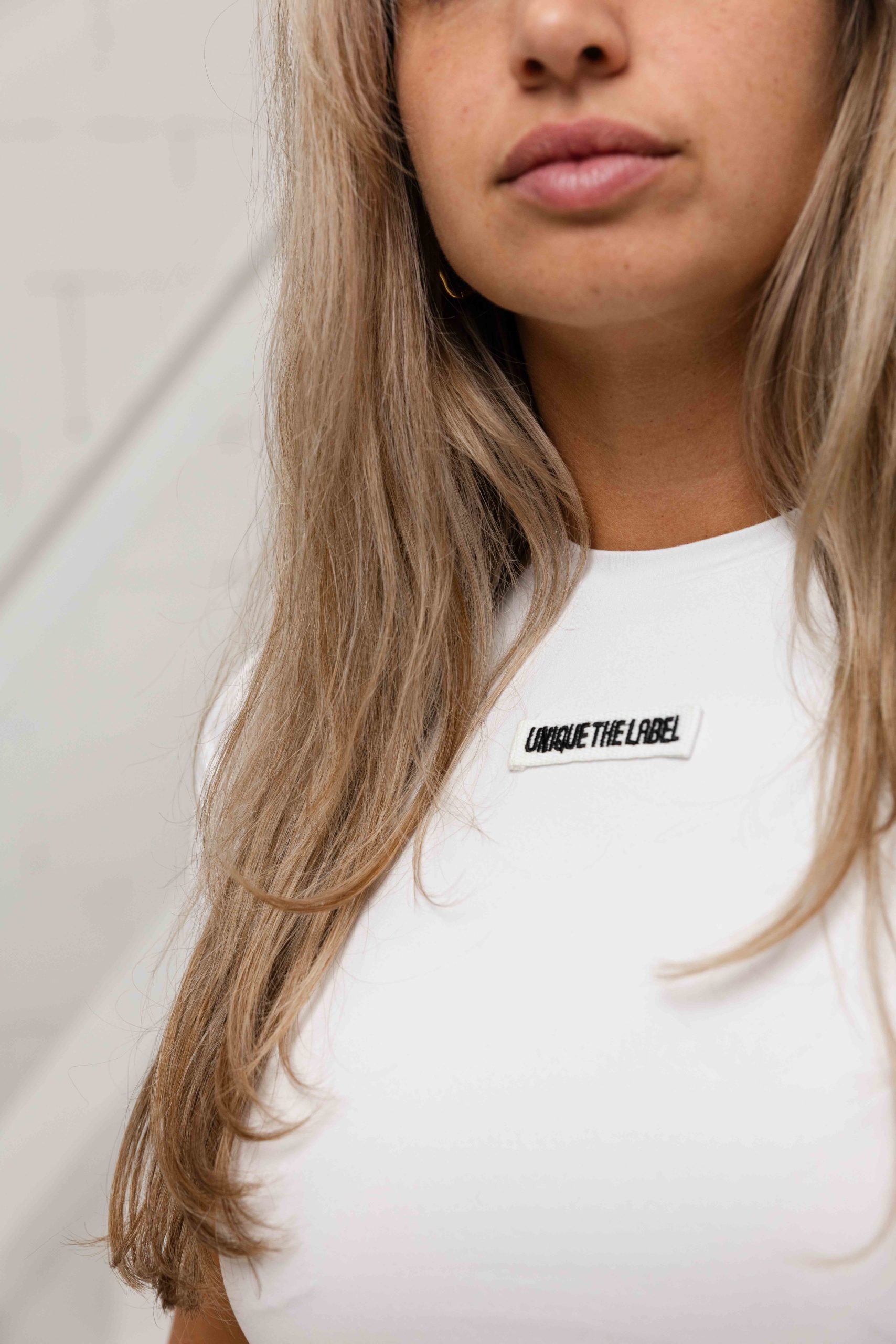 Unique The Label Nena Short Sleeve Top Dames Wit