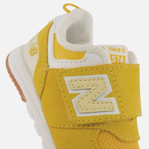New Balance 574 Sneakers geel Leer