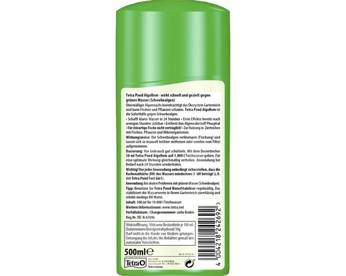 Algenbestrijder Tetra Pond AlgoRem 500 ml
