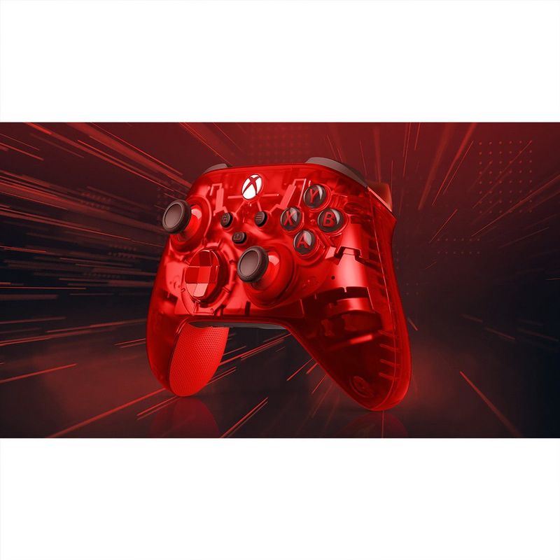 Microsoft - Pulse Cipher - Controller - Rood - Transparant Ontwerp