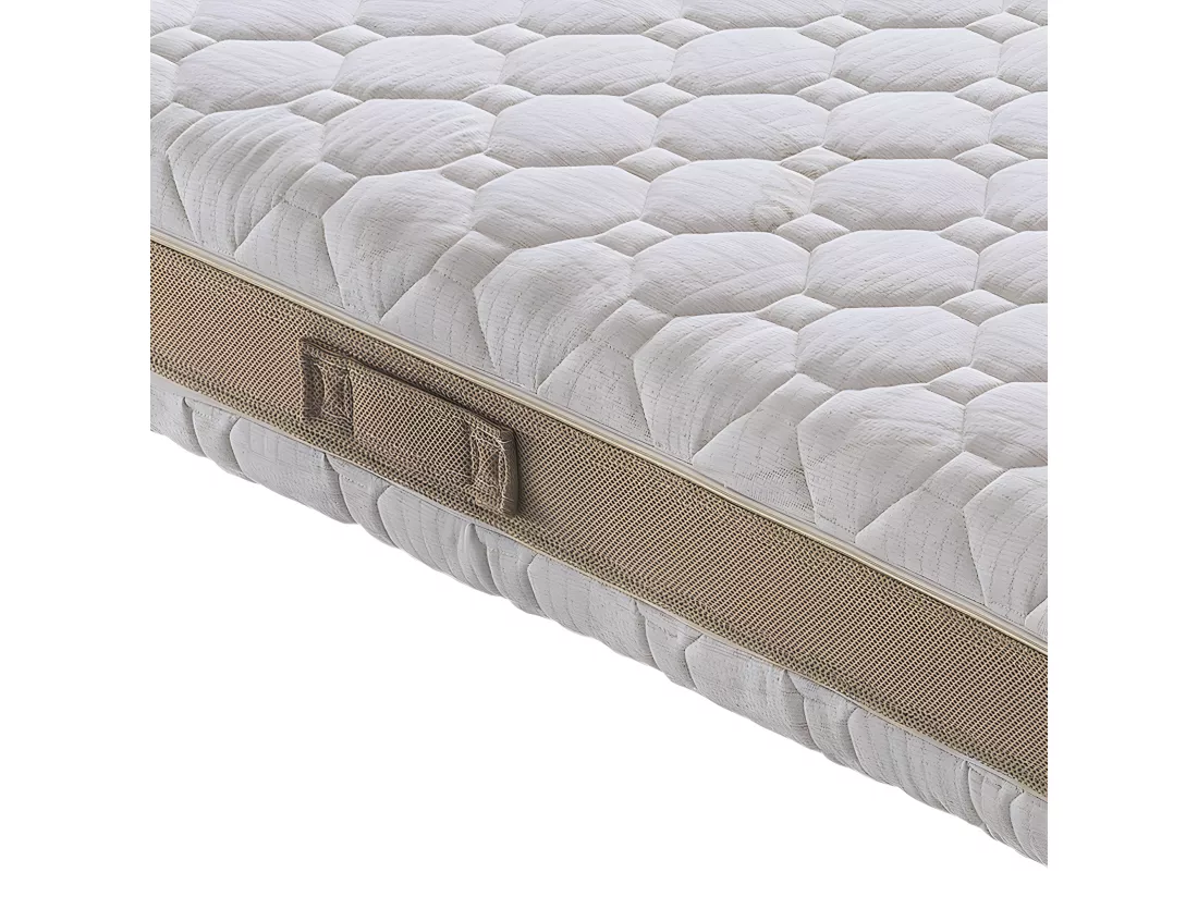 Matelas à mémoire de forme, 3 couches, déhoussable, 5 cm de mousse à mémoire de forme, 7 zones de confort 160x200 cm
