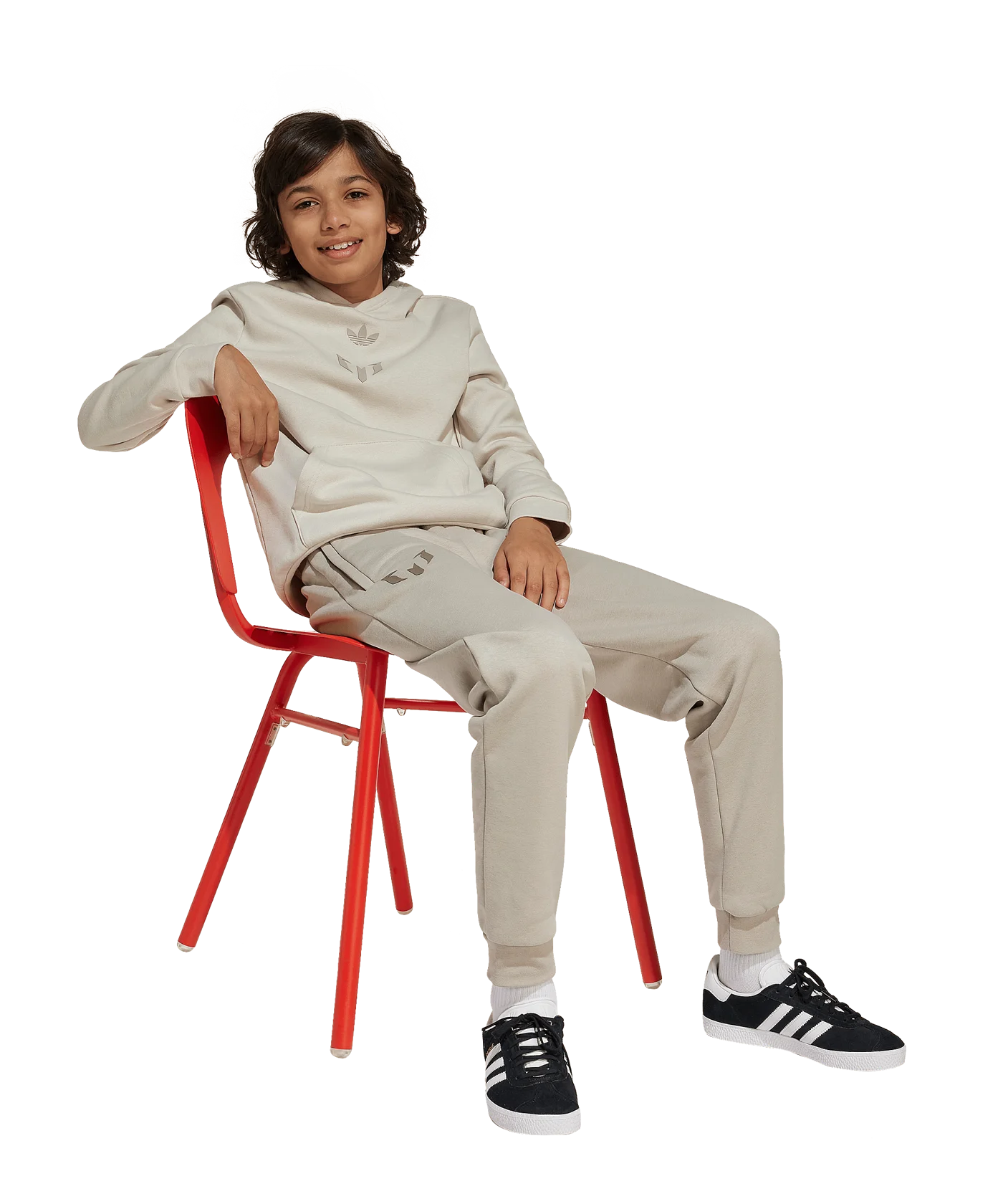 adidas Messi Jogginghose Kids Braun