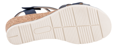 B&CO Damesandal med hæl Blå 4214102850 | Skoringen