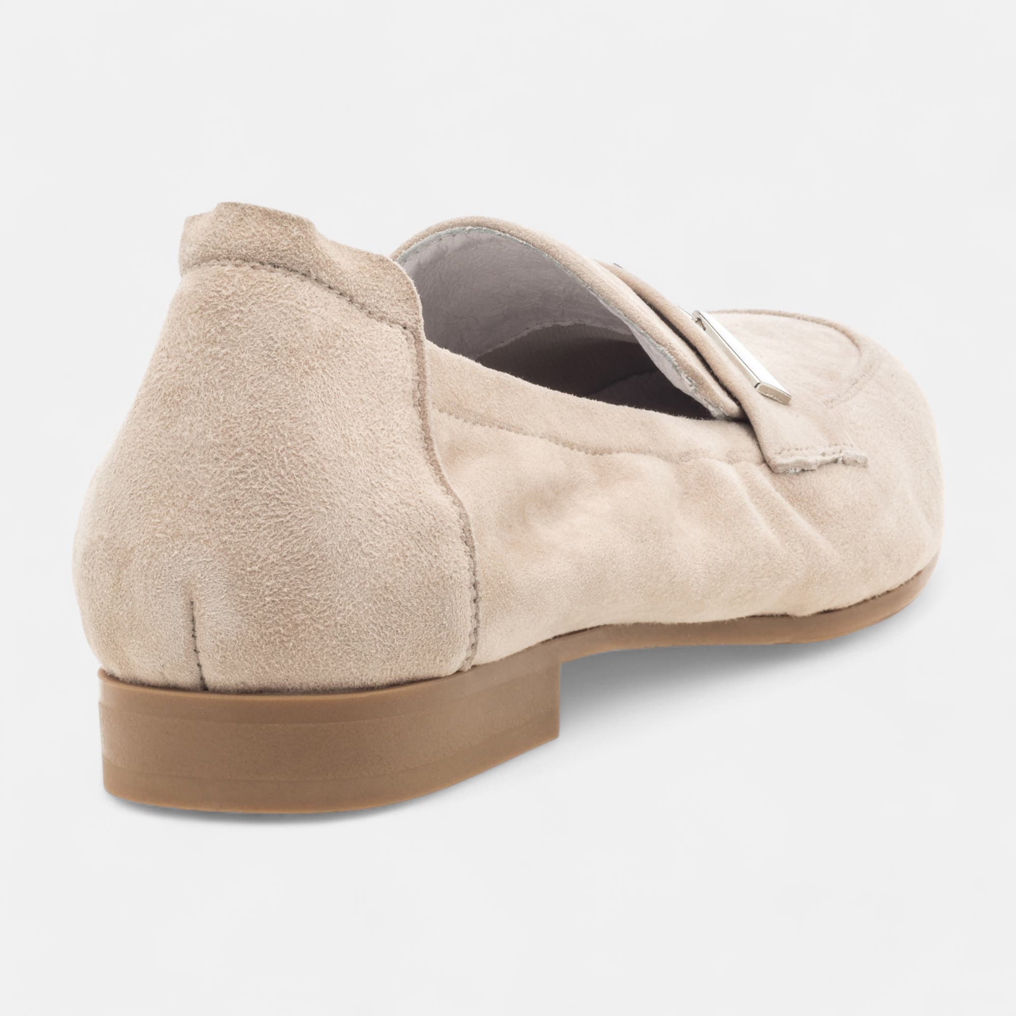 Mocassins Femme en cuir beige