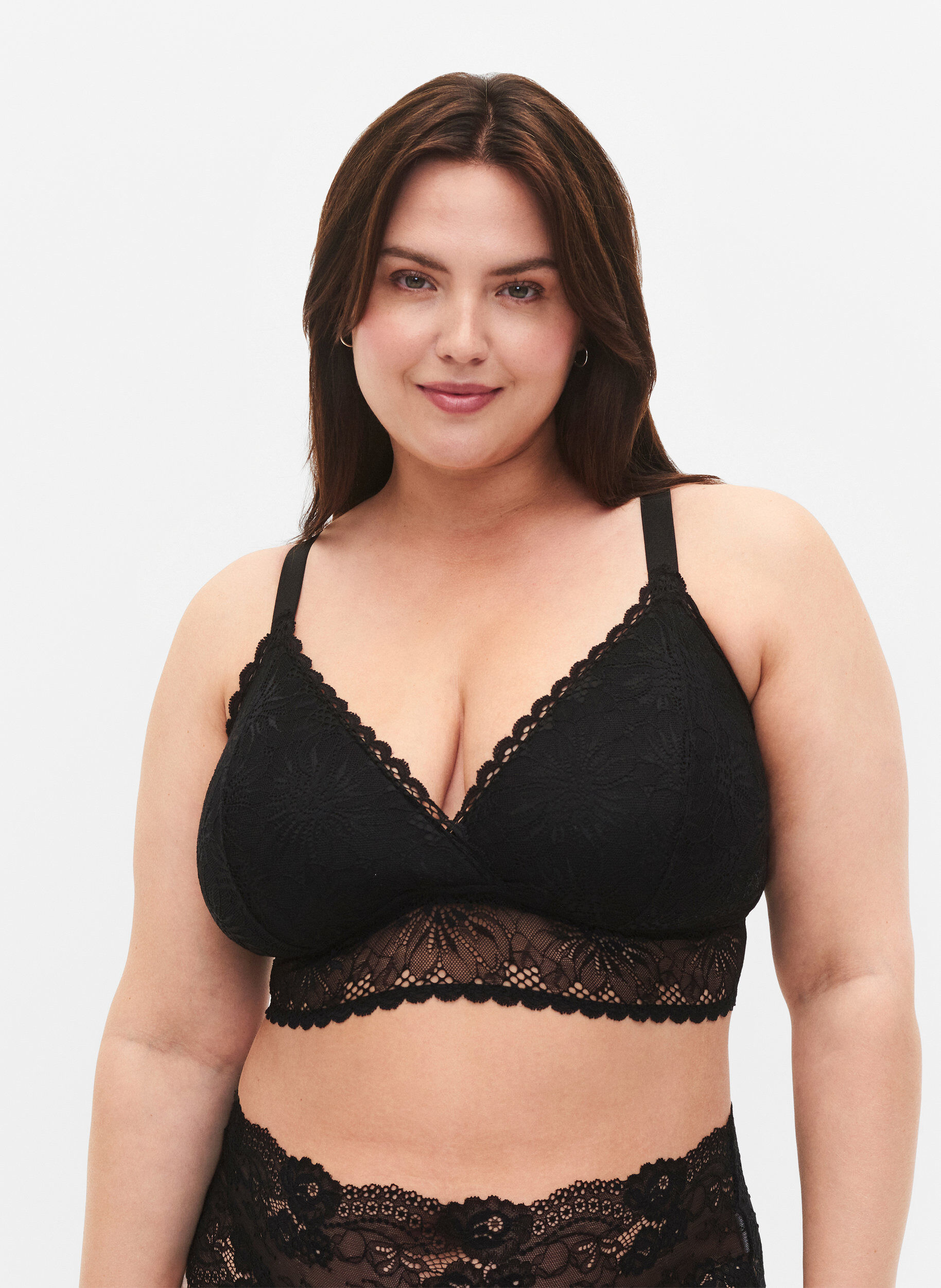 Blonde bralette med rygdetalje