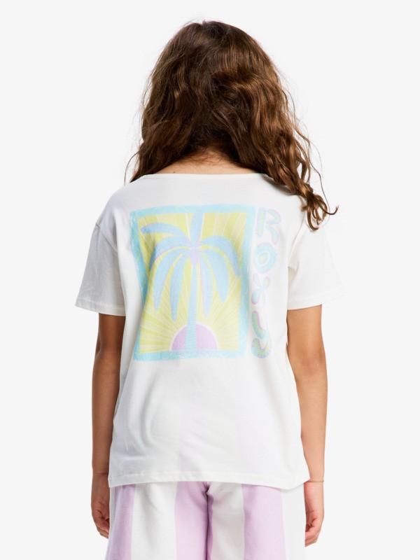 Lilyregular Night Vintage T-Shirt à manches courtes Blanc Fille 4-16
