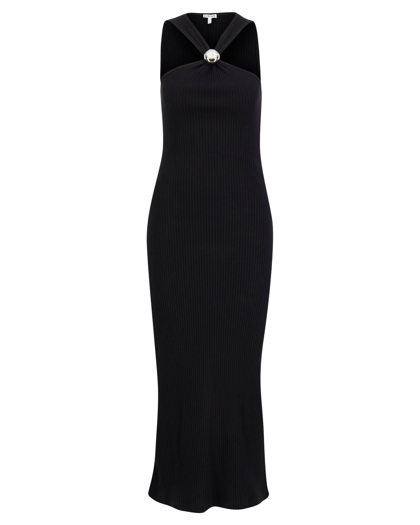 Loewe| Damen Kleid ANAGRAM PEBBLE