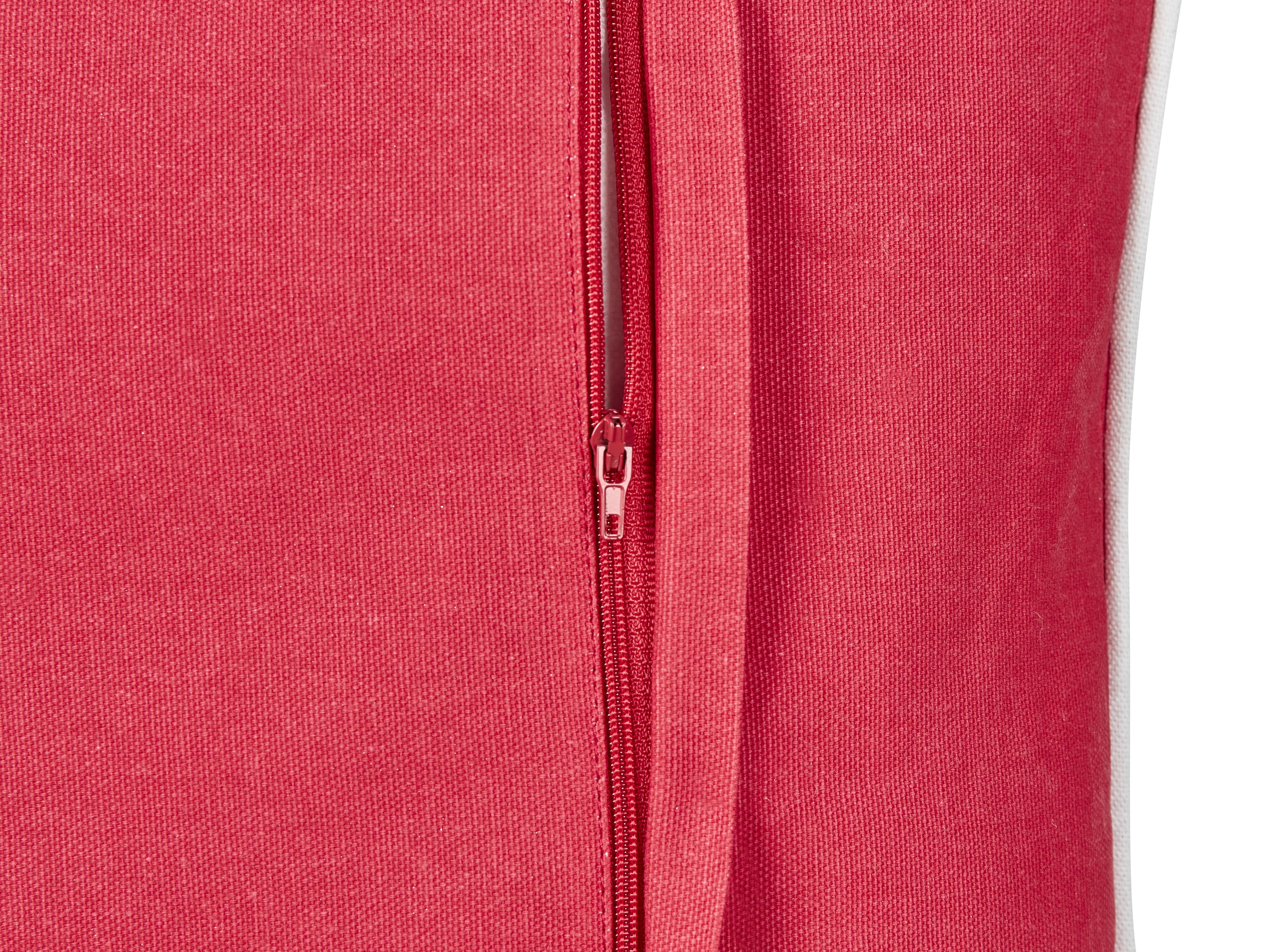 Sierkussen SIDERASIS Fluweel 45 x 45 cm Rood tekst