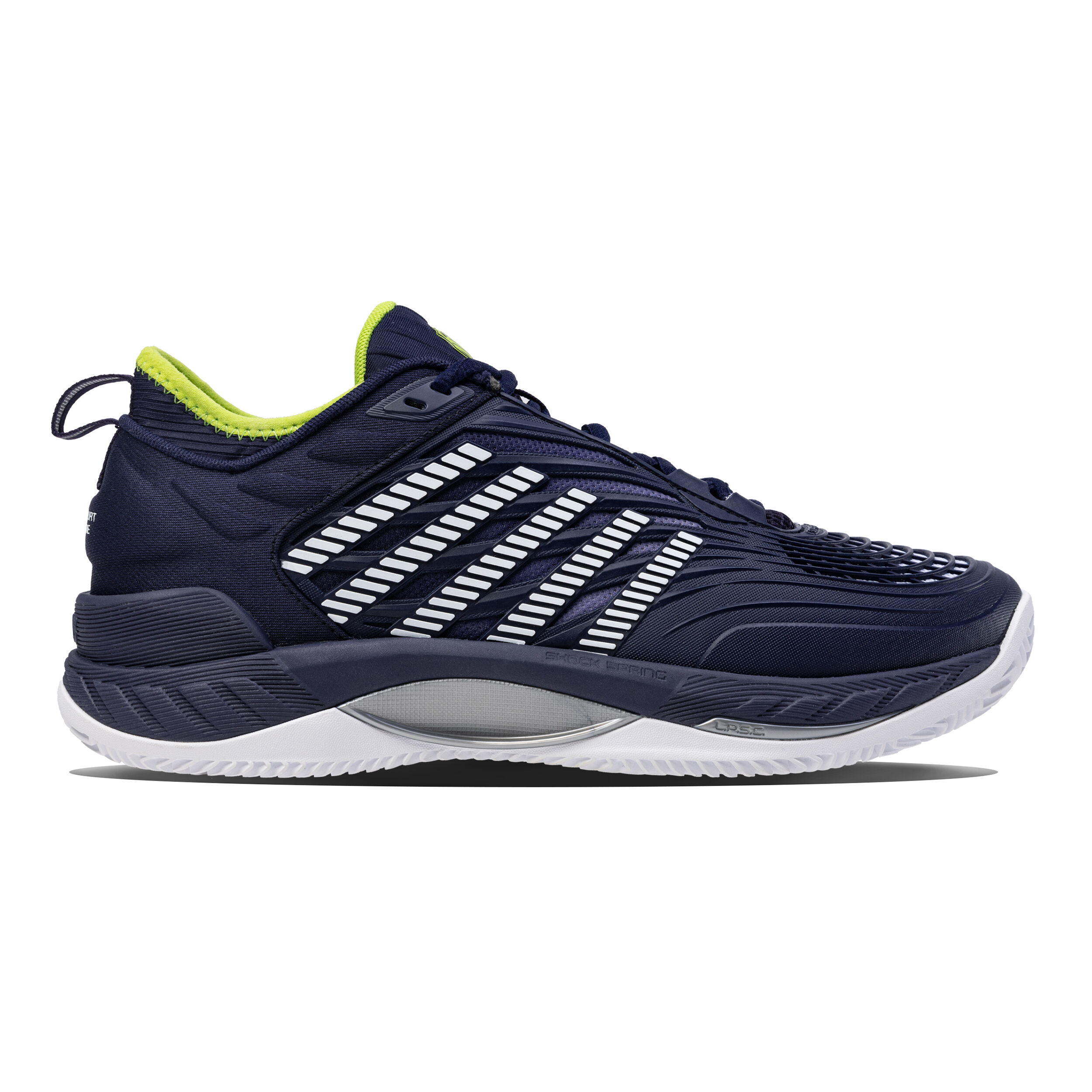 K-Swiss Hypercourt Supreme 2 Chaussure Terre Battue Hommes - Bleu Foncé , Blanc