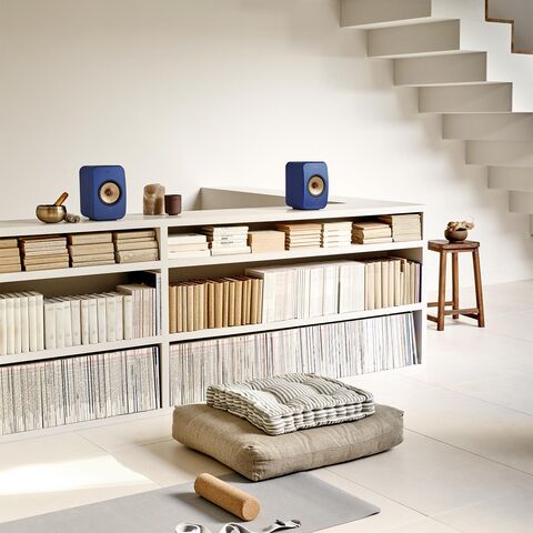 KEF LSX II – supercompacte draadloze hifi-luidspreker Blauw