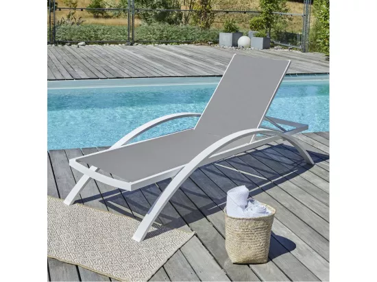 Lot de 2 Bains de Soleil Empilables 