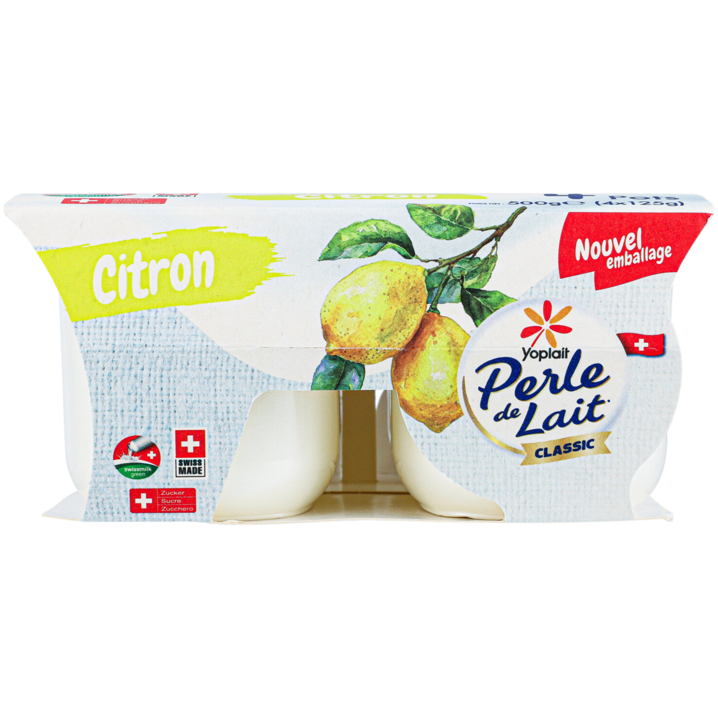 Yoplait Joghurt Perle de lait Zitrone 4x125g