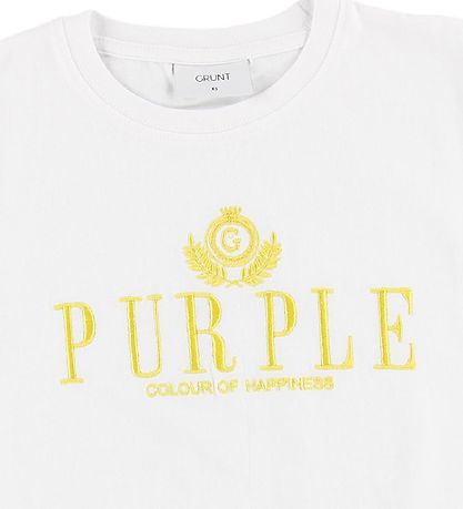 Grønt T-shirt - Lisa - Hvid m. Print
