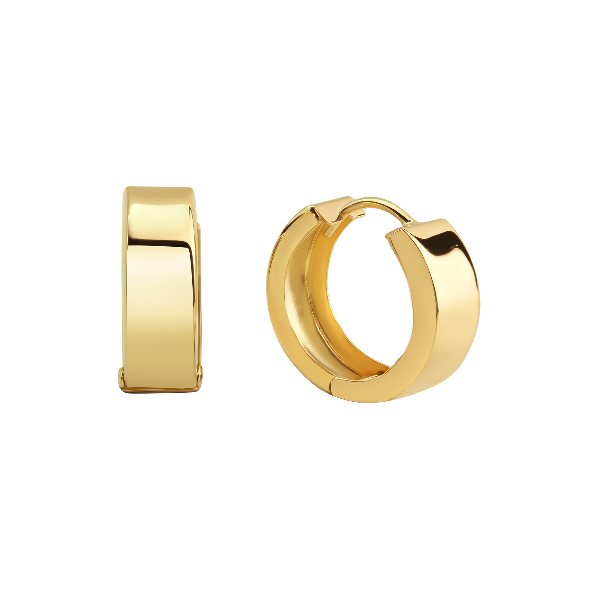 Fascination by Ellen K. Ohrringe 333 Gelbgold 17mm Durchmesser