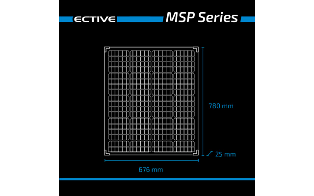 Ective MSP Black Monokristallines Solarmodul