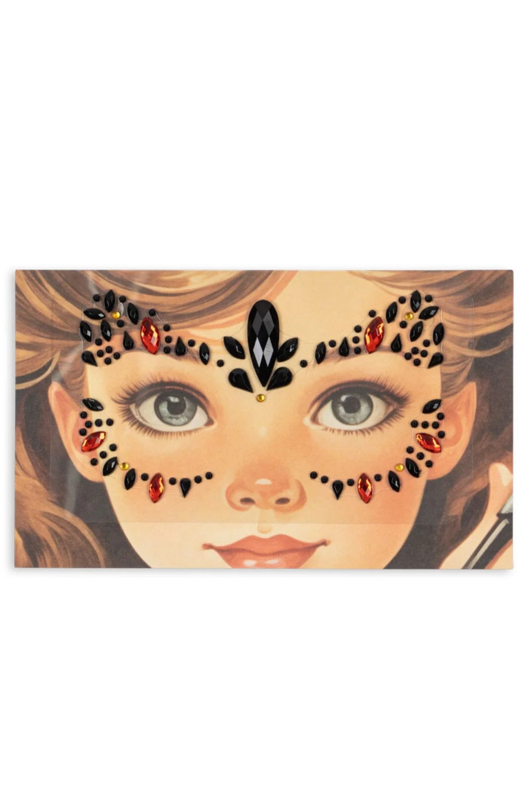Konges Sløjd Halloween Face Jewels Ks102198 red black