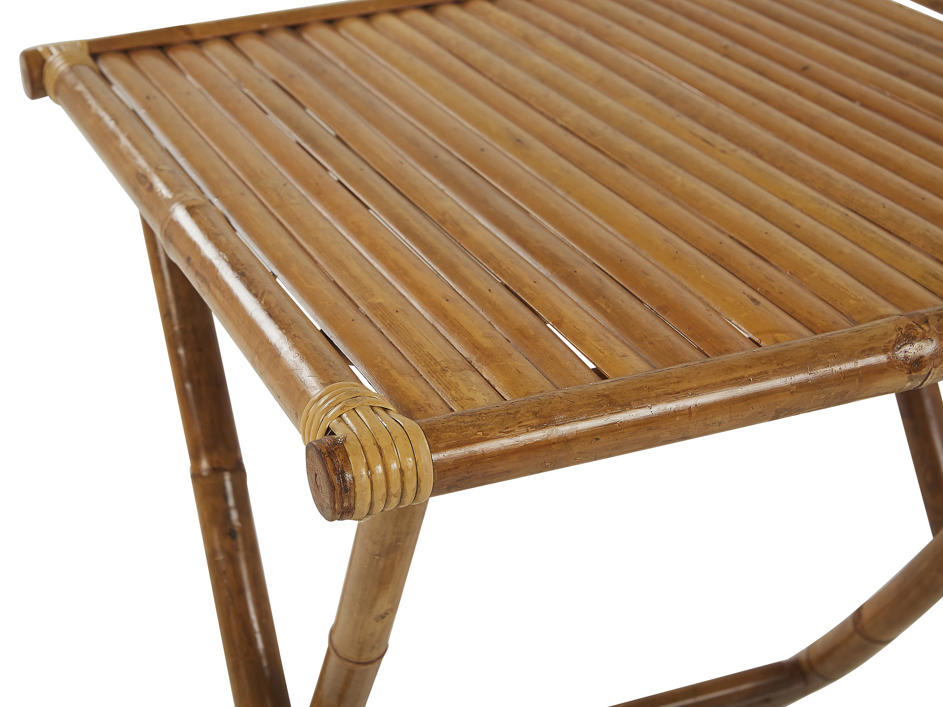 Bistrotafel MOLISE 70 cm 70 cm Bamboehout Bruin