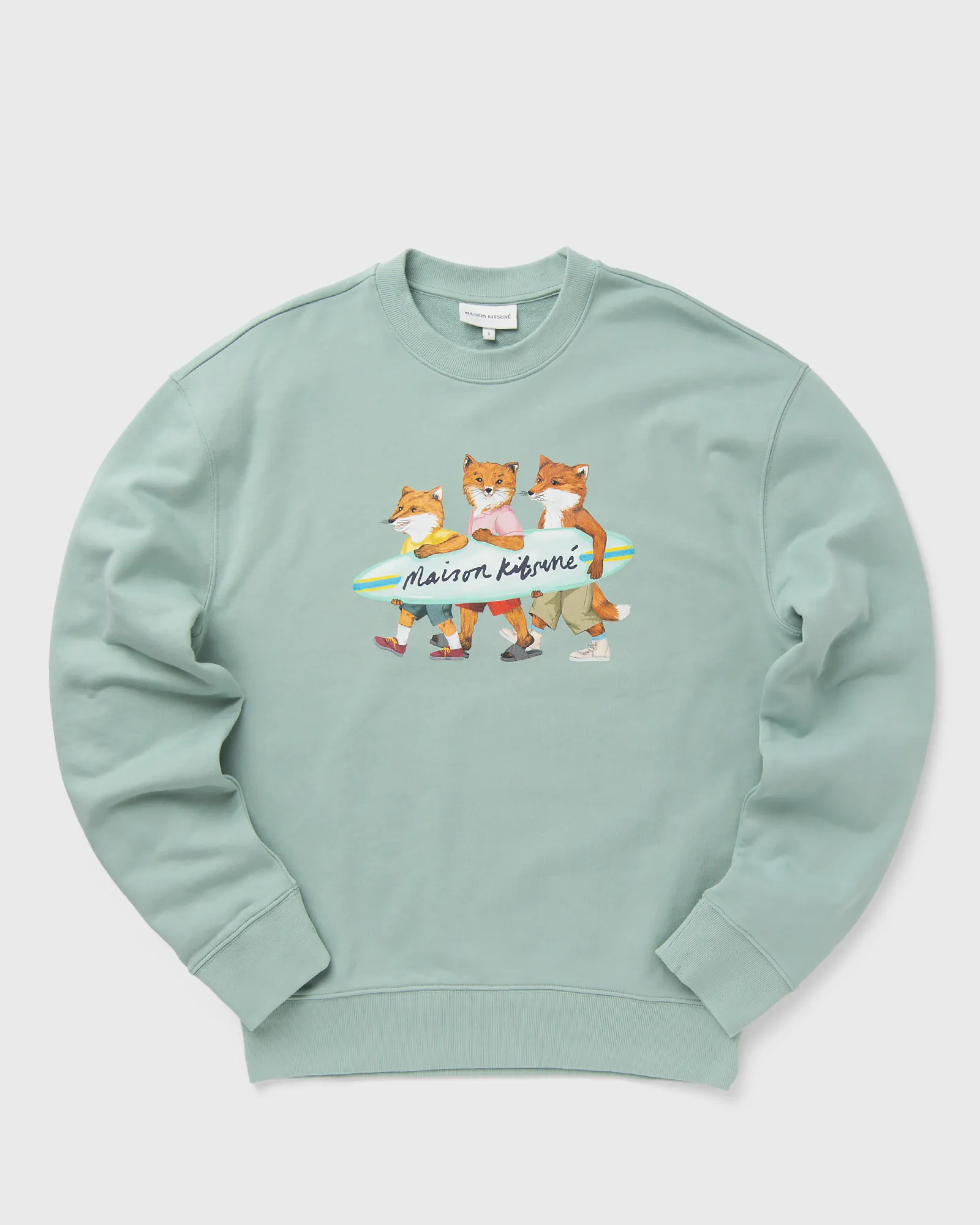 Maison Kitsune SURFING FOXES COMFORT SWEATSHIRT
